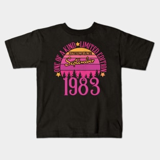 one of a kind limited edition Awesome Since September 1983 40th Birthday Kids T-Shirt